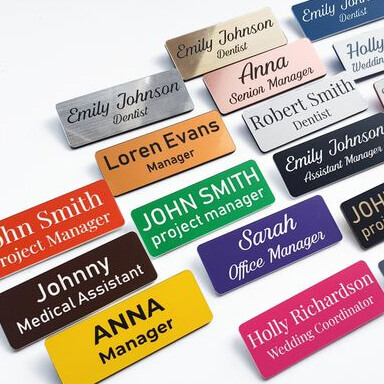 Office name badges